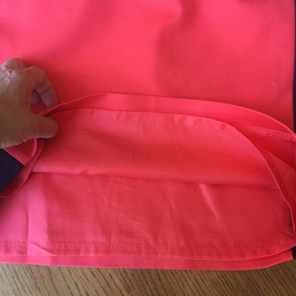 Worthington red & black lined pencil skirt color block 12 - Picture 8 of 8